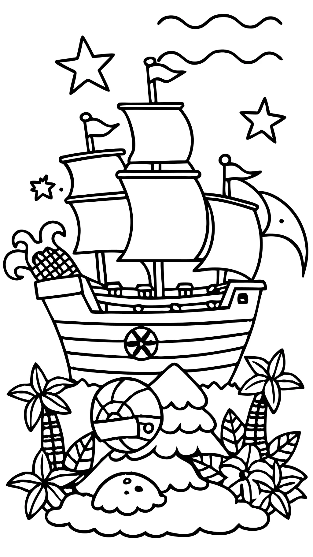 Páginas para colorear de Neverland Pirates